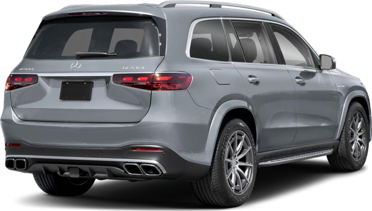 Rear and side view of luxury SUV with quad exhaust and alloy wheels
