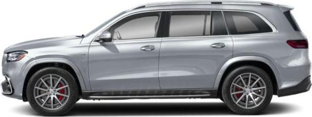 Side profile of luxury SUV with sleek design and multi-spoke alloy wheels