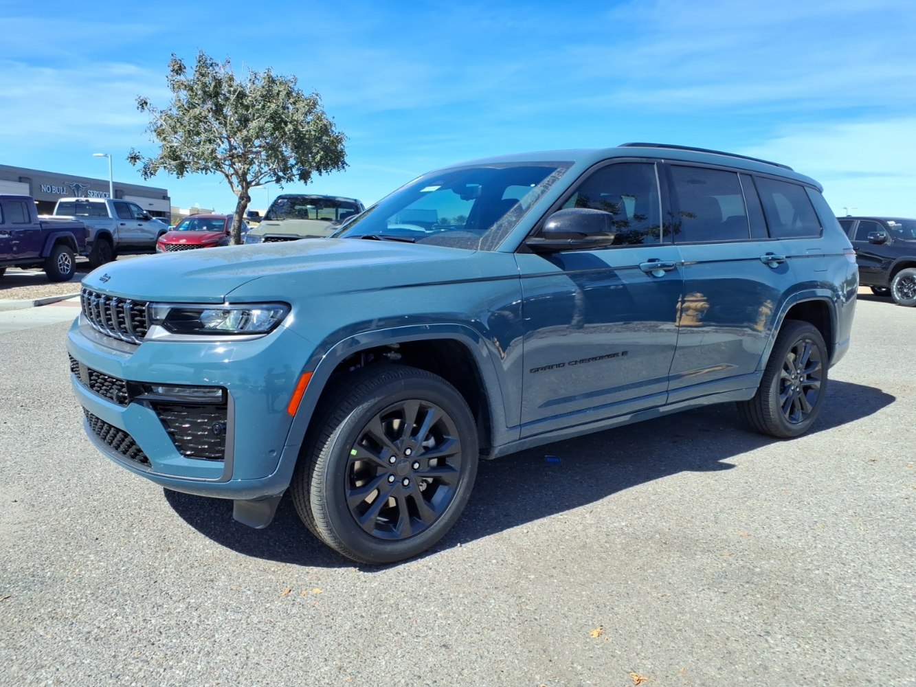 Modern SUV with LED headlights and black alloy wheels
