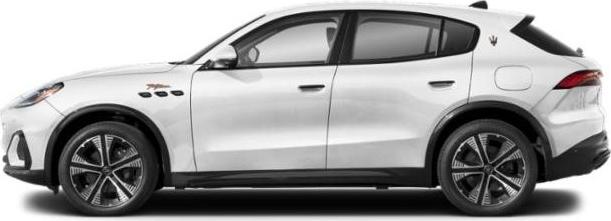 Side profile of a sleek, modern SUV with distinctive design details.