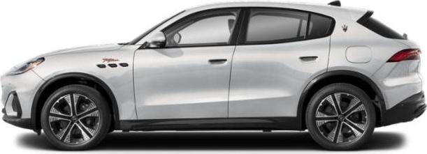 Side profile of a sleek, aerodynamic luxury SUV