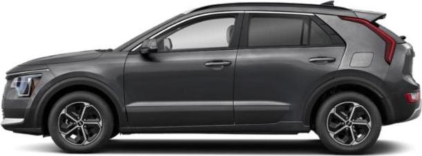 Modern compact SUV side silhouette with aerodynamic design and alloy wheels