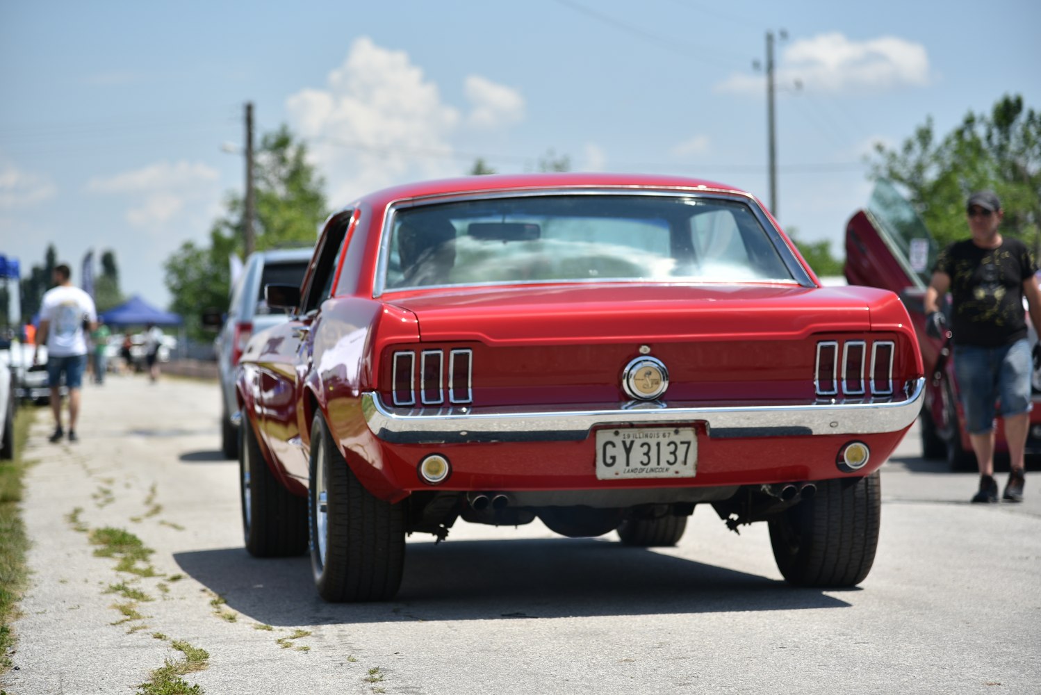 1967 Ford Mustang I Hardtop (facelift 1966) Rear View