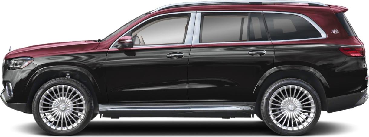 Luxury SUV side profile with two-tone paint and distinctive alloy wheels