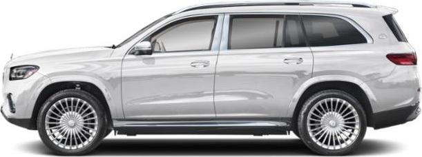 Side profile of luxury SUV with multi-spoke alloy wheels