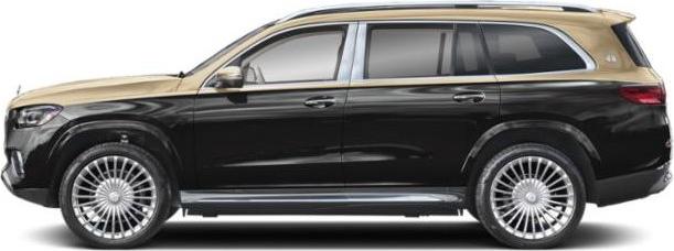Luxury SUV side profile with two-tone paint and multi-spoke alloy wheels