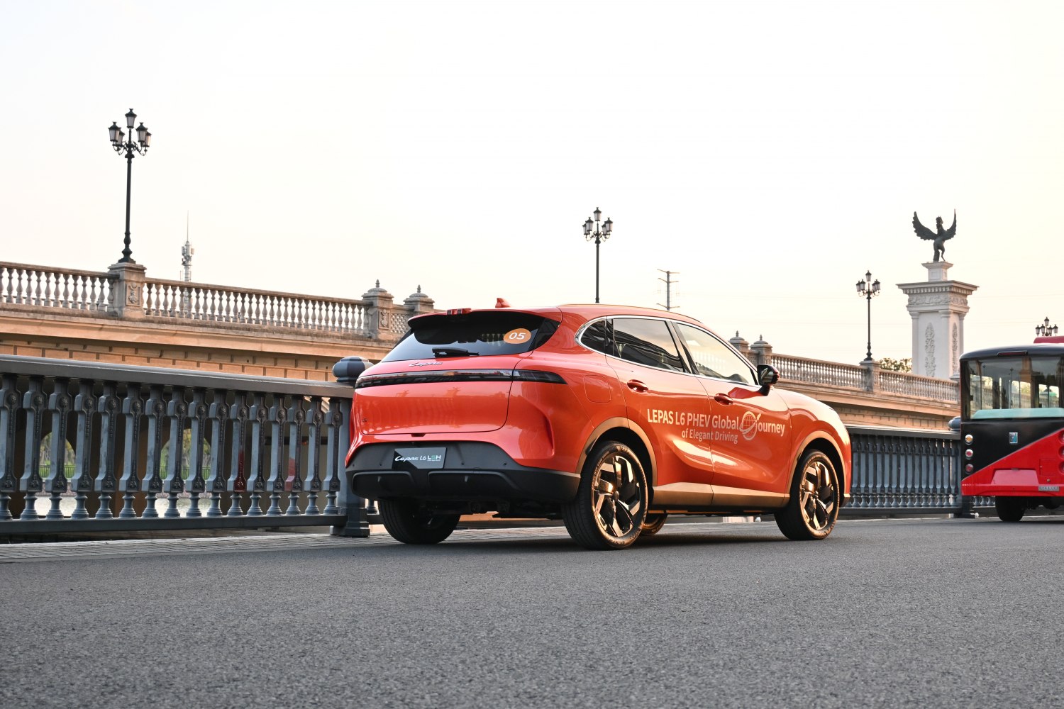 Sleek rear design with sporty alloy wheels on a PHEV SUV
