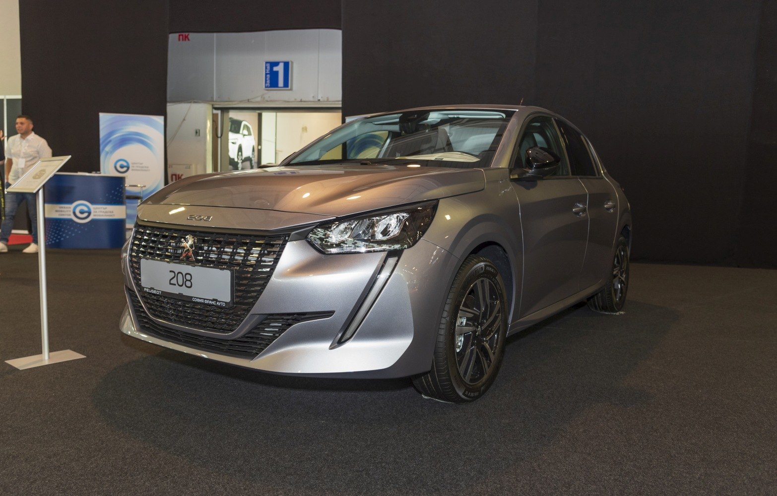 Front grille and headlight design with sharp lines and integrated daytime running lights