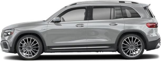 Side profile of a silver SUV with sporty alloy wheels