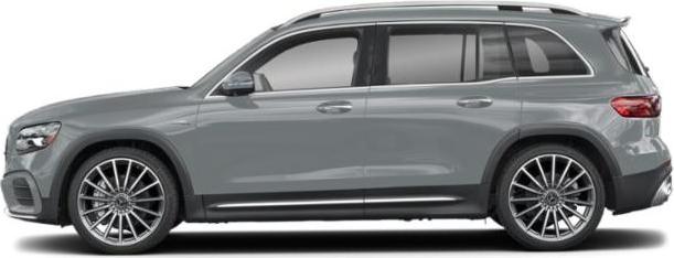 Side profile of a modern SUV with alloy wheels and streamlined design
