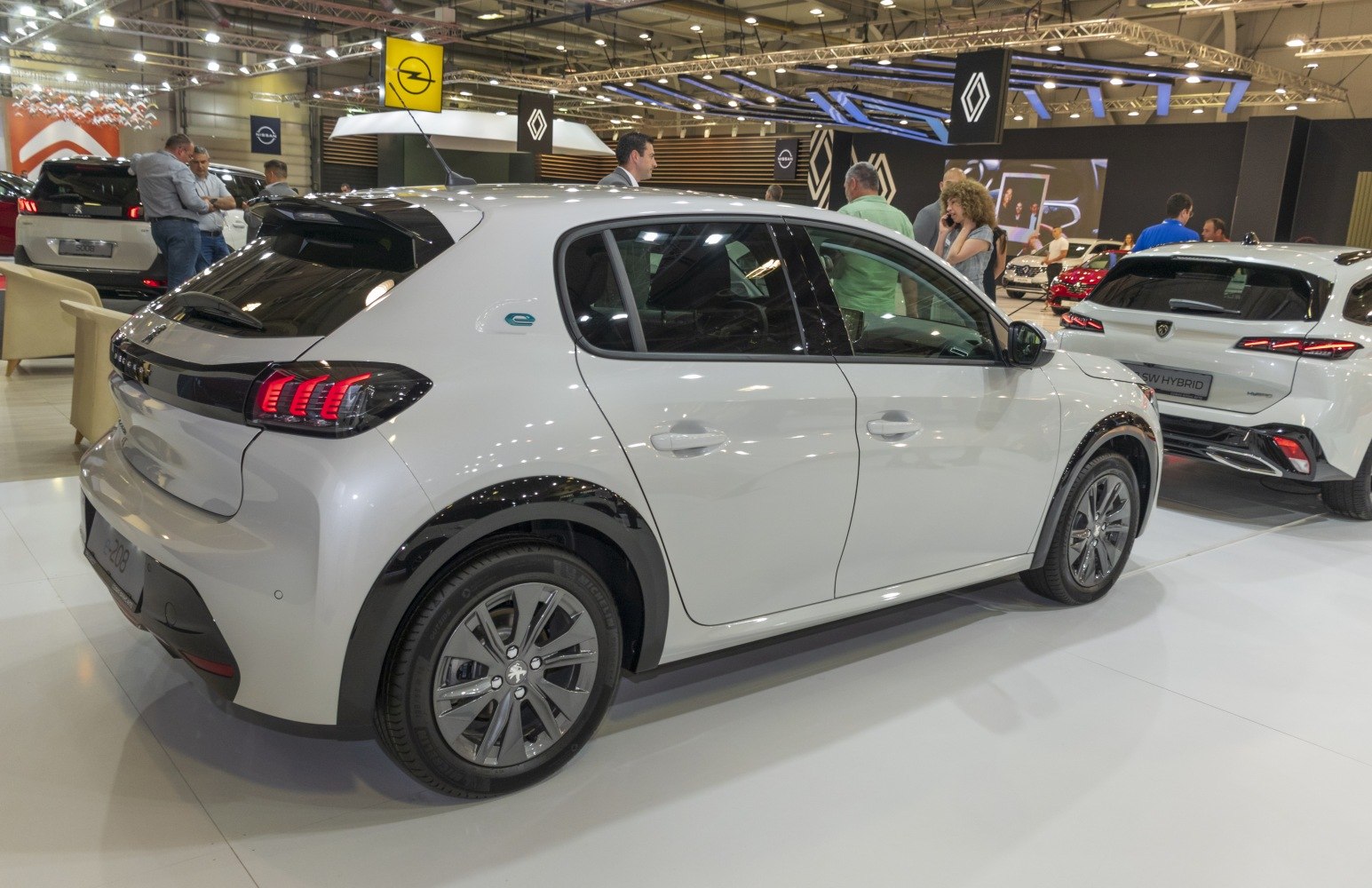 Rear and side view with LED tail lights and alloy wheels