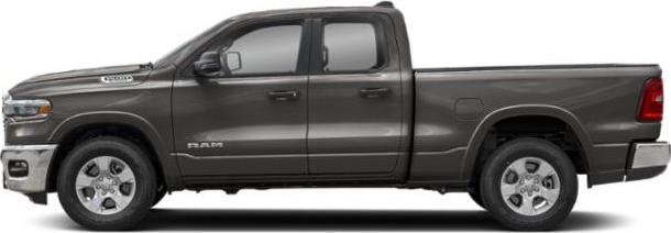 Side profile of a modern quad cab short pickup truck