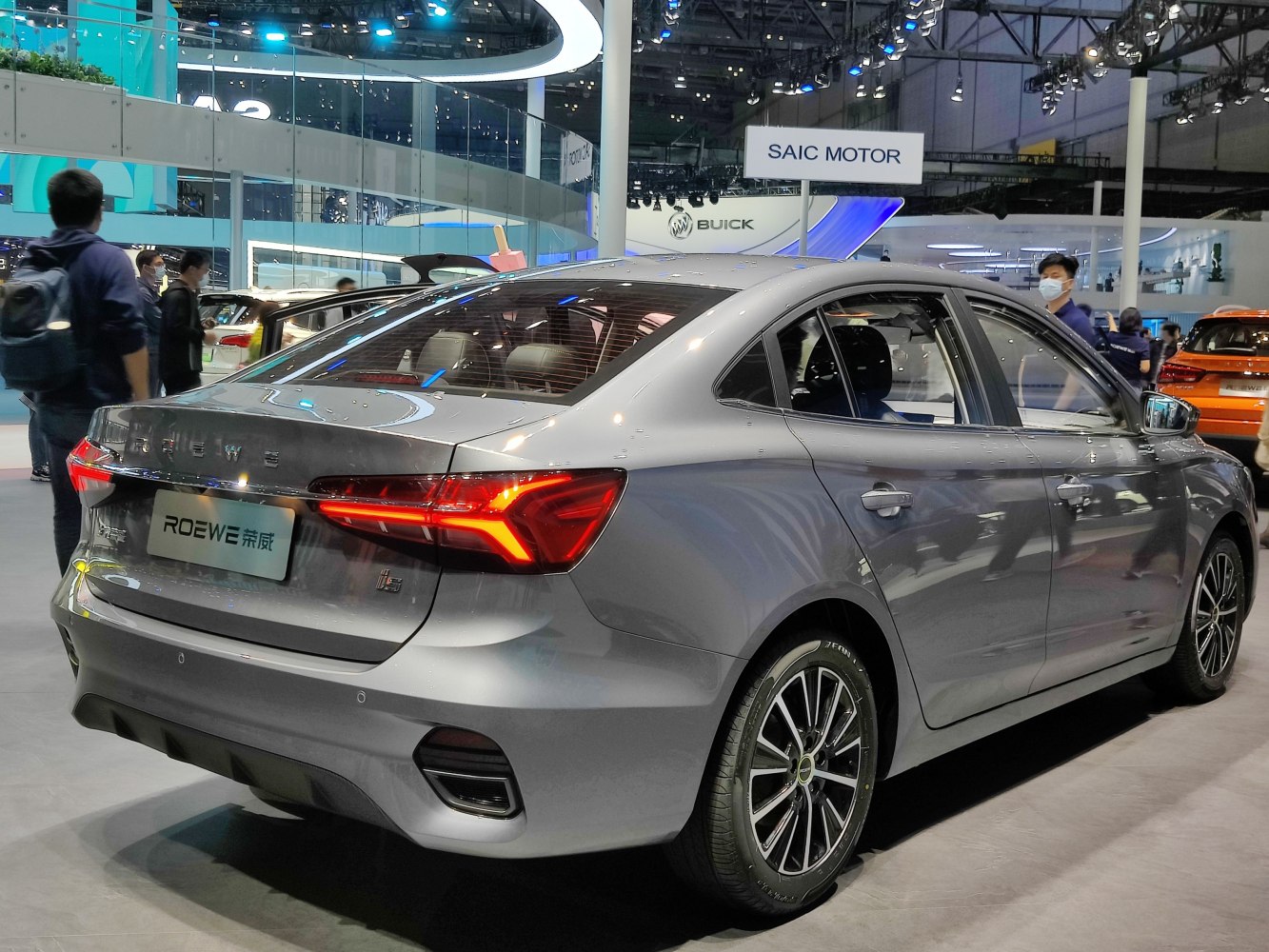 Rear LED tail lights and alloy wheels on a sleek sedan.