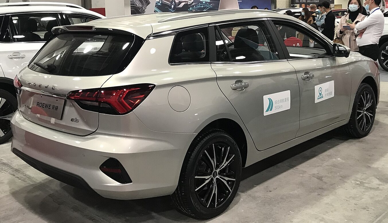 Rear-side view with sleek tail lights and alloy wheels