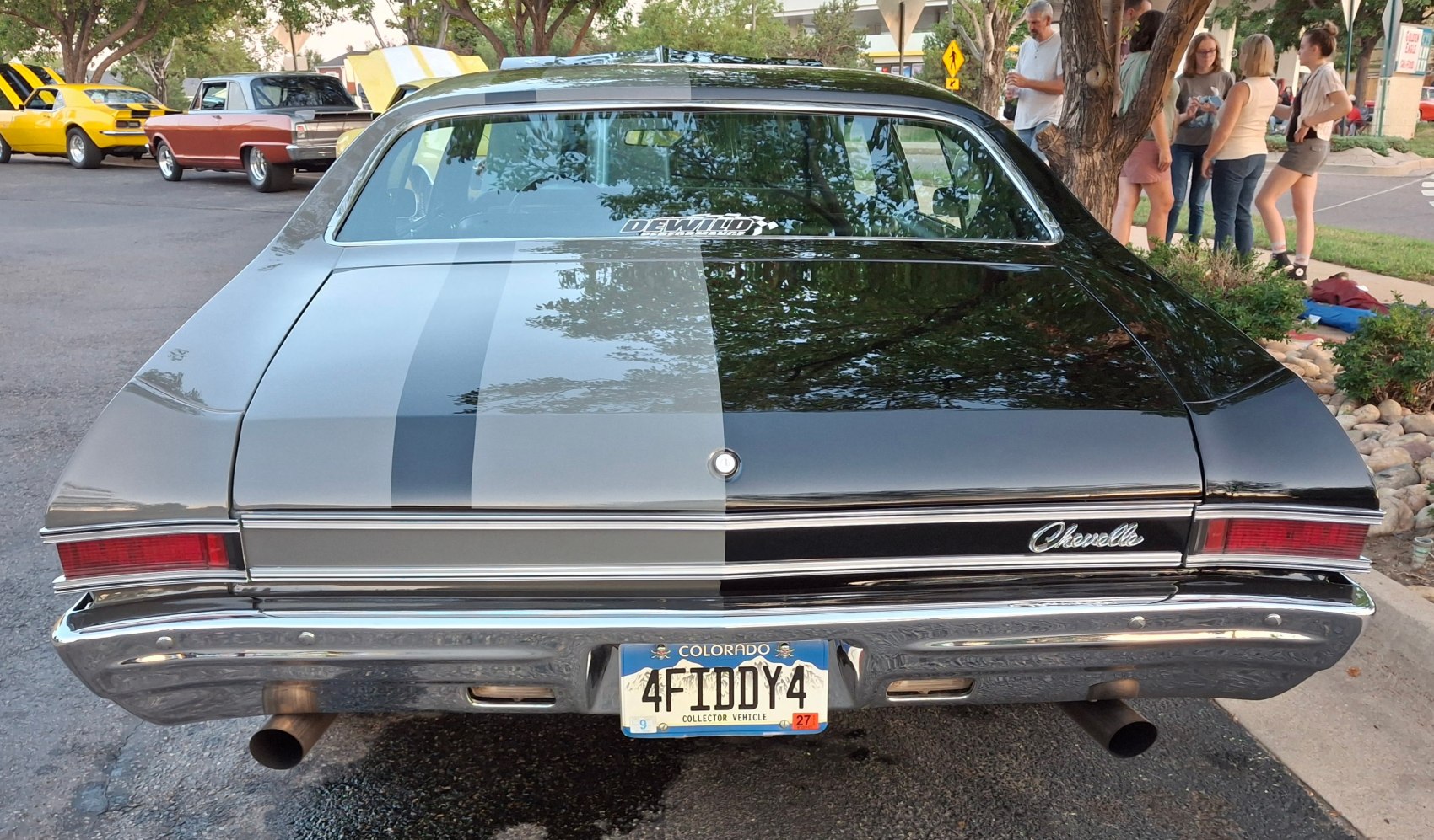 1968 Chevrolet Chevelle II Sport Coupe Rear View
