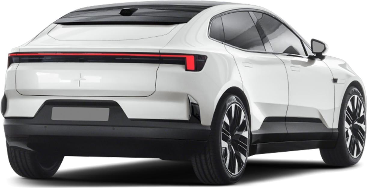 Rear view of SUV with continuous LED taillight strip and aerodynamic styling