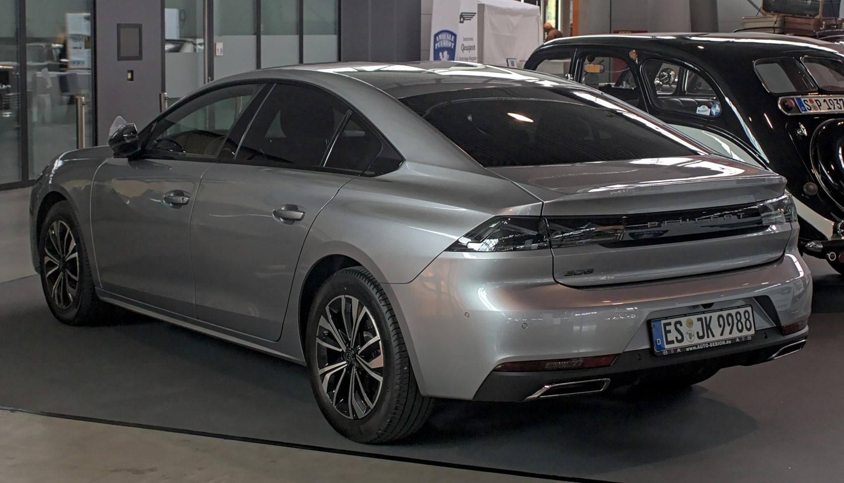 Rear and side profile with modern taillights and alloy wheels