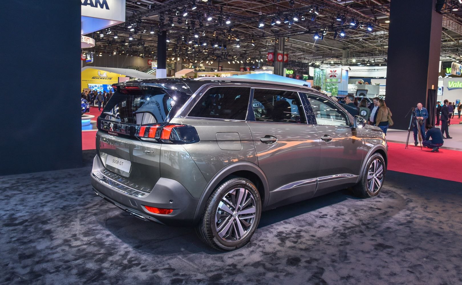 Rear and side view of a modern SUV with distinctive taillights and alloy wheels