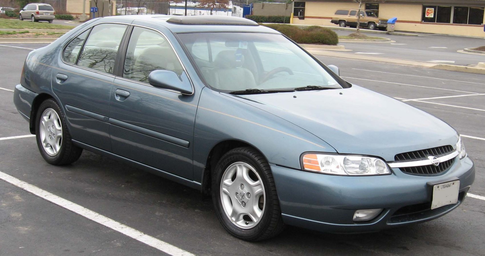 Mid-size sedan with alloy wheels and sunroof
