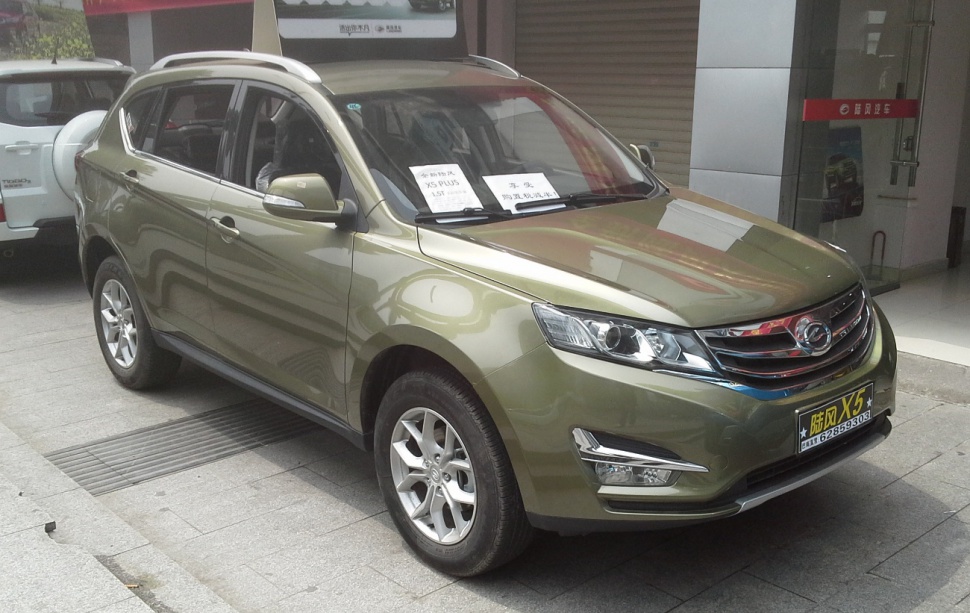 Compact SUV front-side view with distinct headlights and alloy wheels
