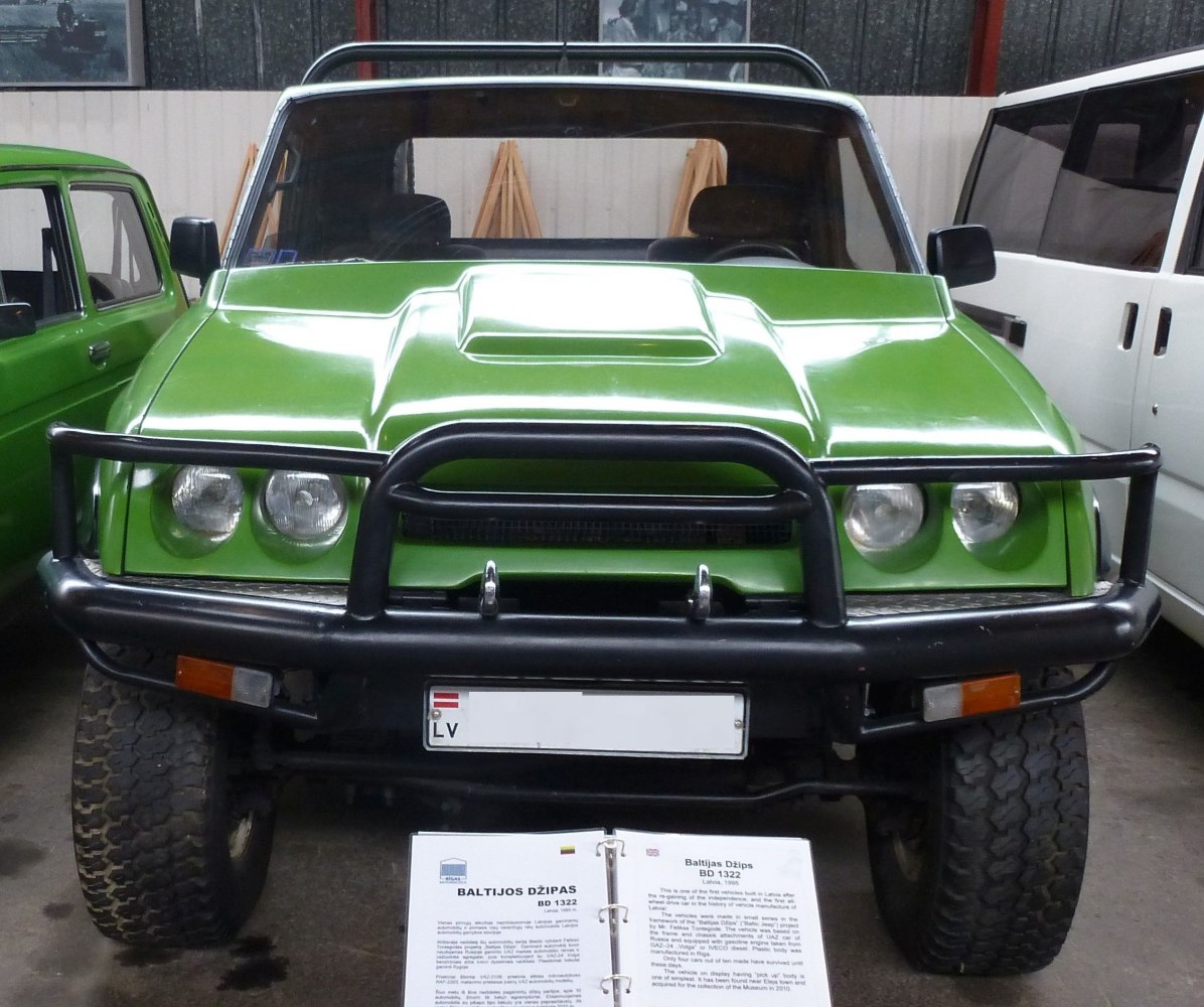 Off-road vehicle front with dual headlights, reinforced bumper, and hood scoop