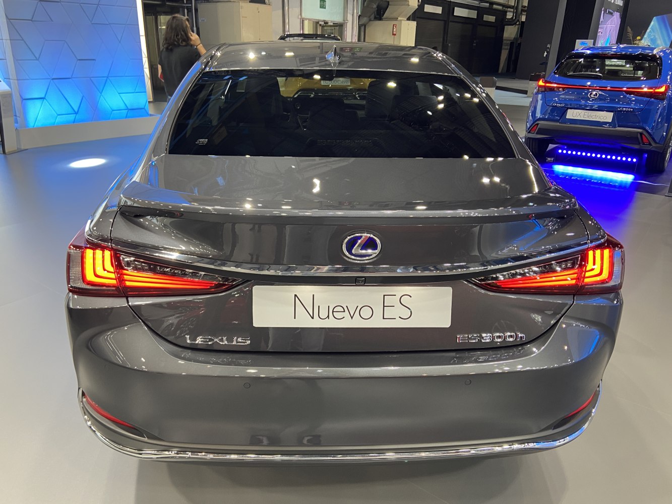 Rear view of a sedan showcasing LED taillights and trunk styling