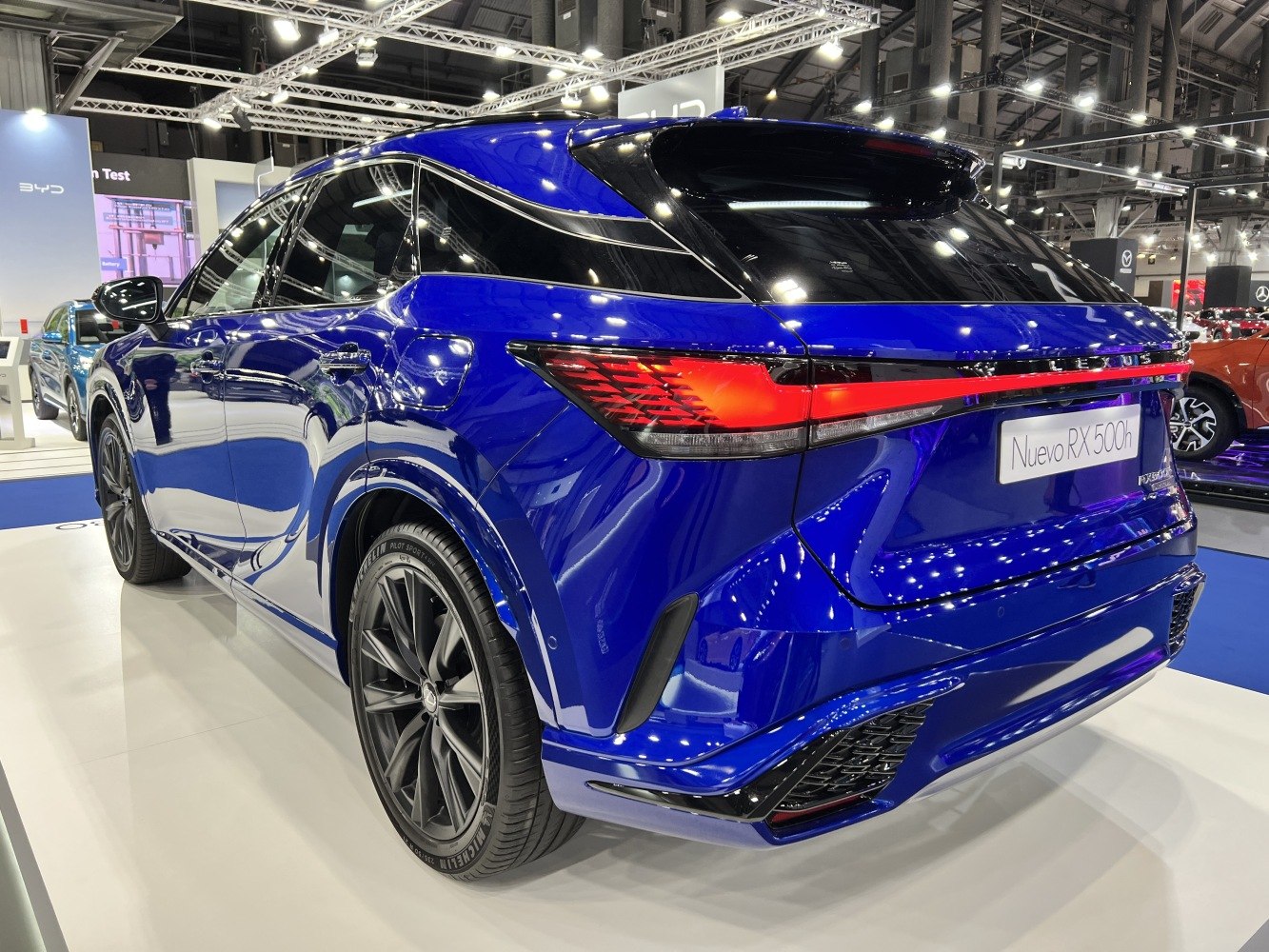 Rear with LED taillights and blacked-out roof