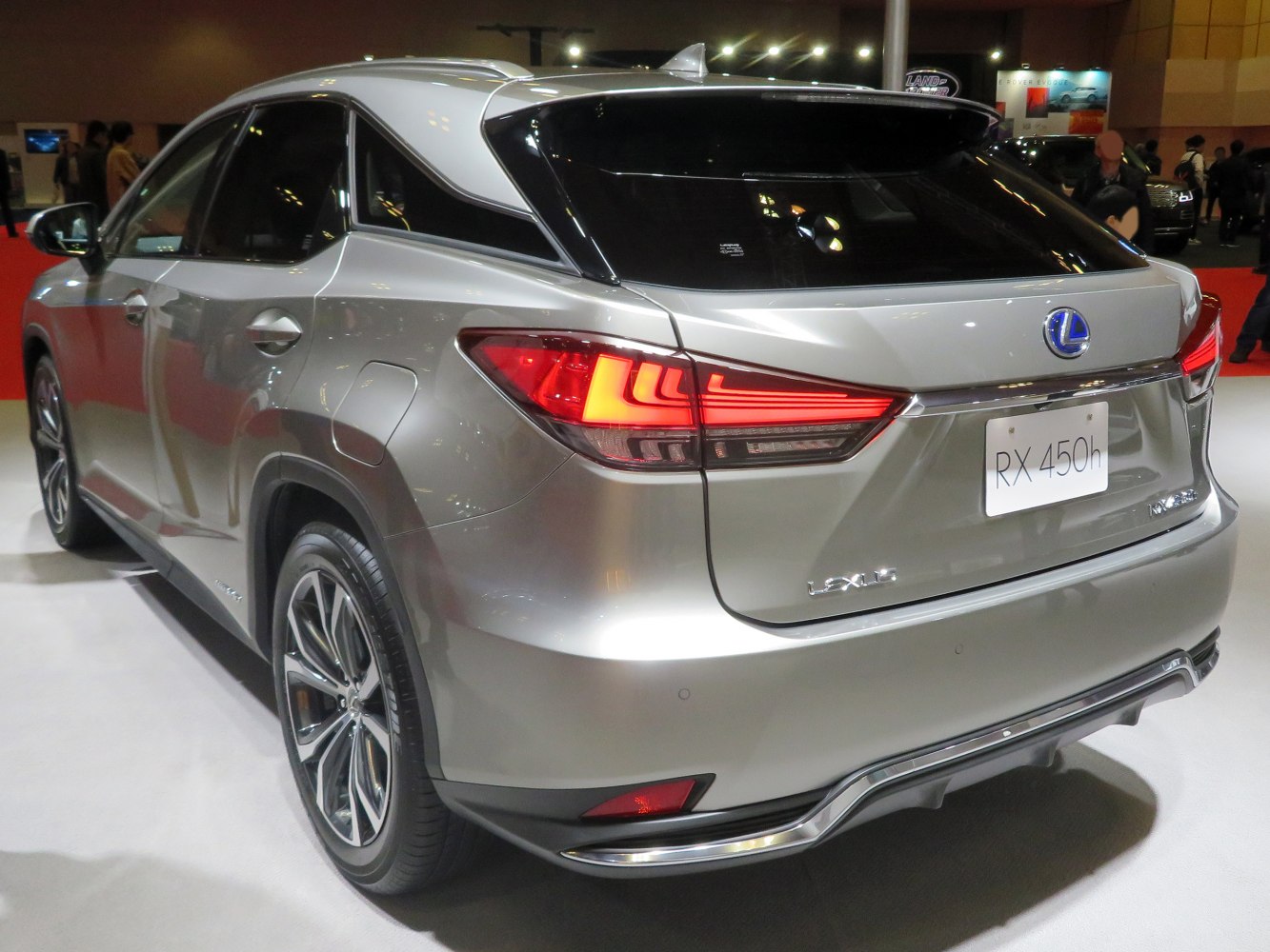 Rear and side view with LED tail lights and alloy wheels