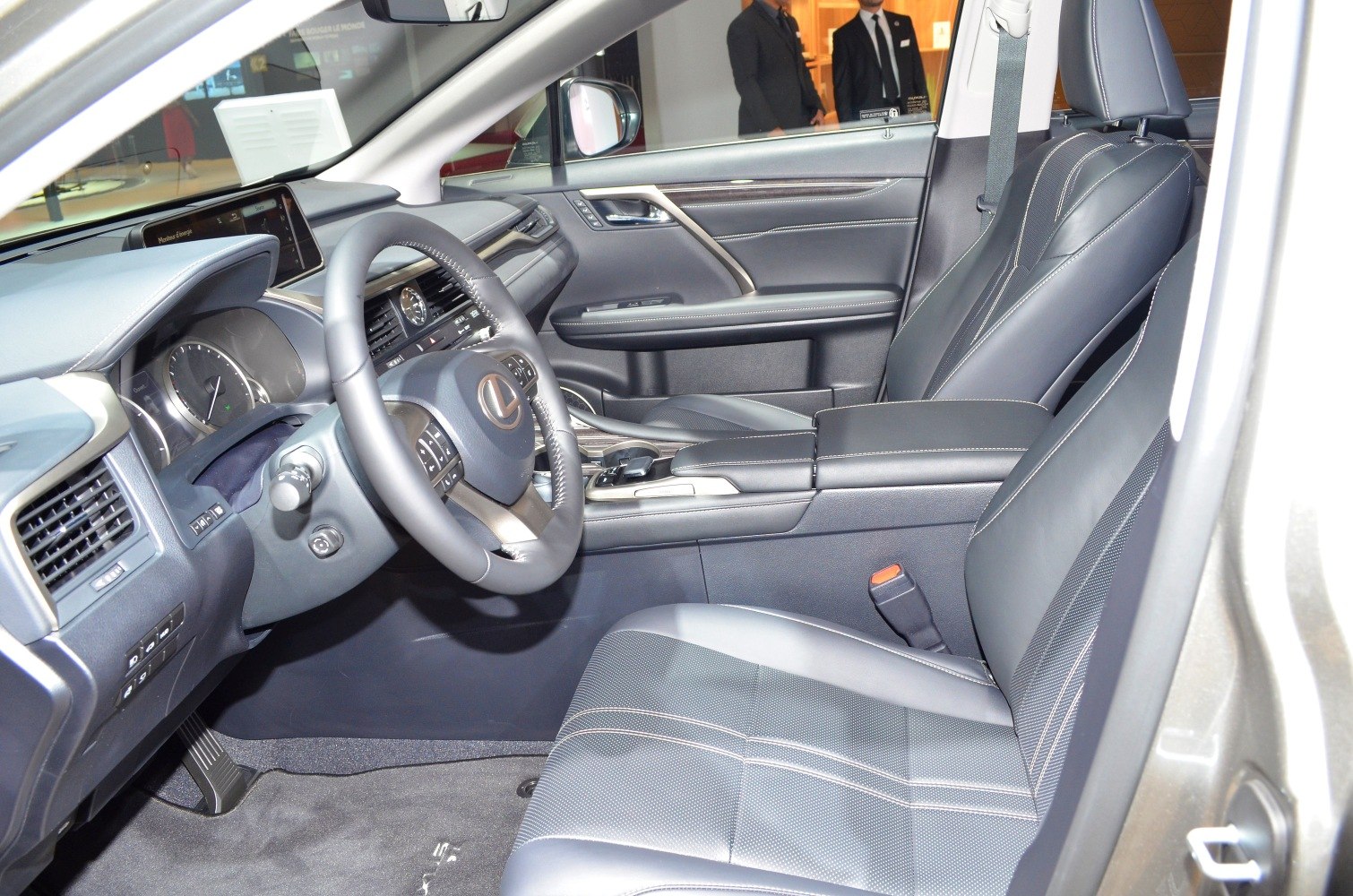 Luxury leather seats and advanced dashboard with steering wheel controls
