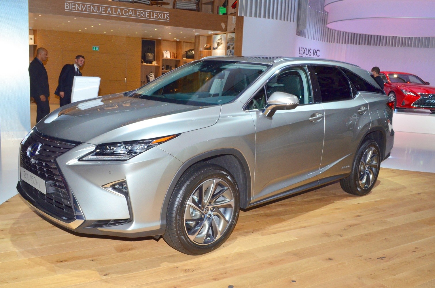 Front side view of an SUV with sharp LED headlights and alloy wheels