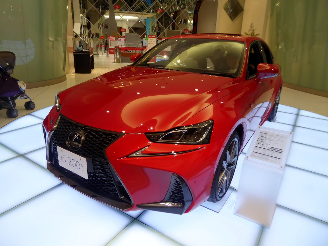 Aggressive front fascia with signature spindle grille and LED headlights.