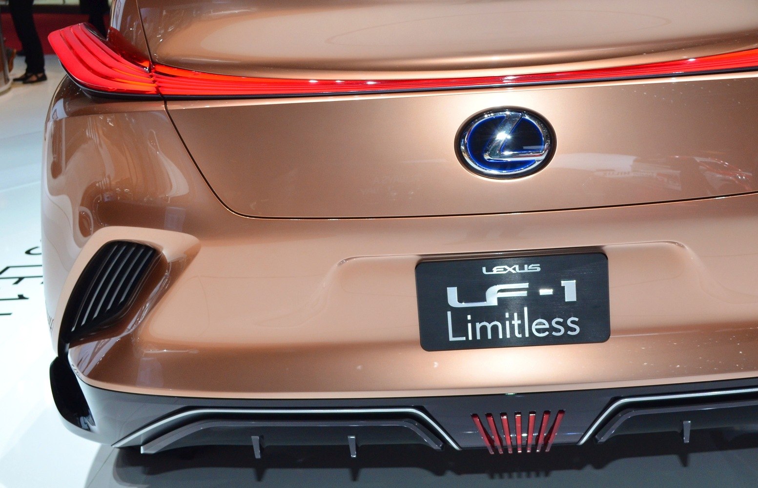 Futuristic rear design with sleek LED tail light and aerodynamic diffuser.