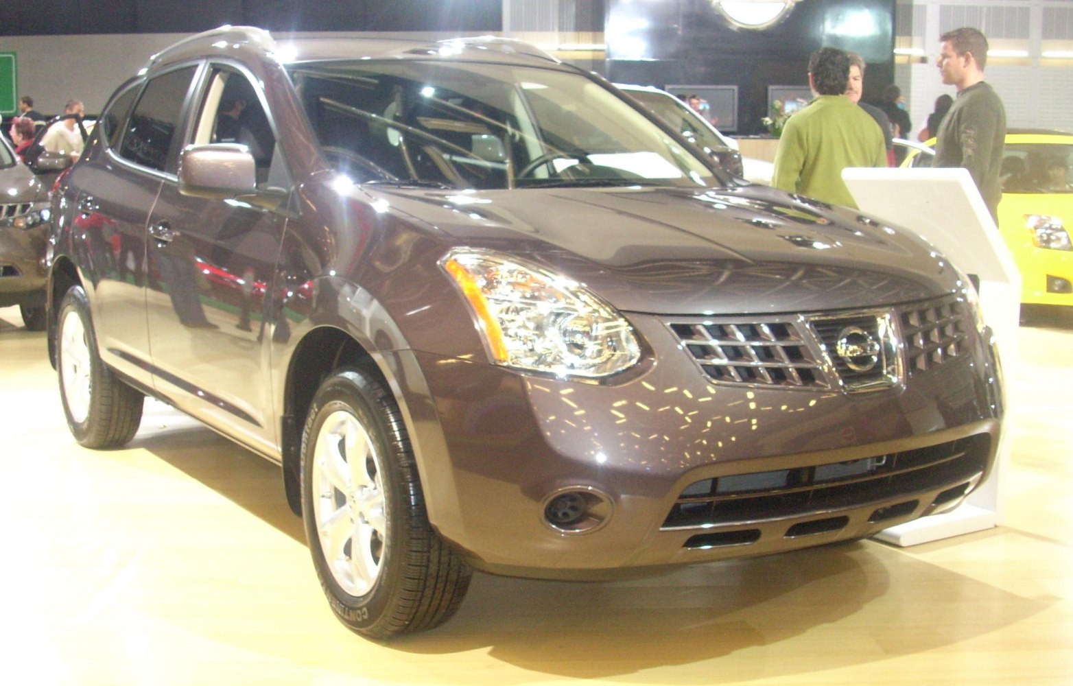 Front view showing headlights and grille of a compact crossover SUV