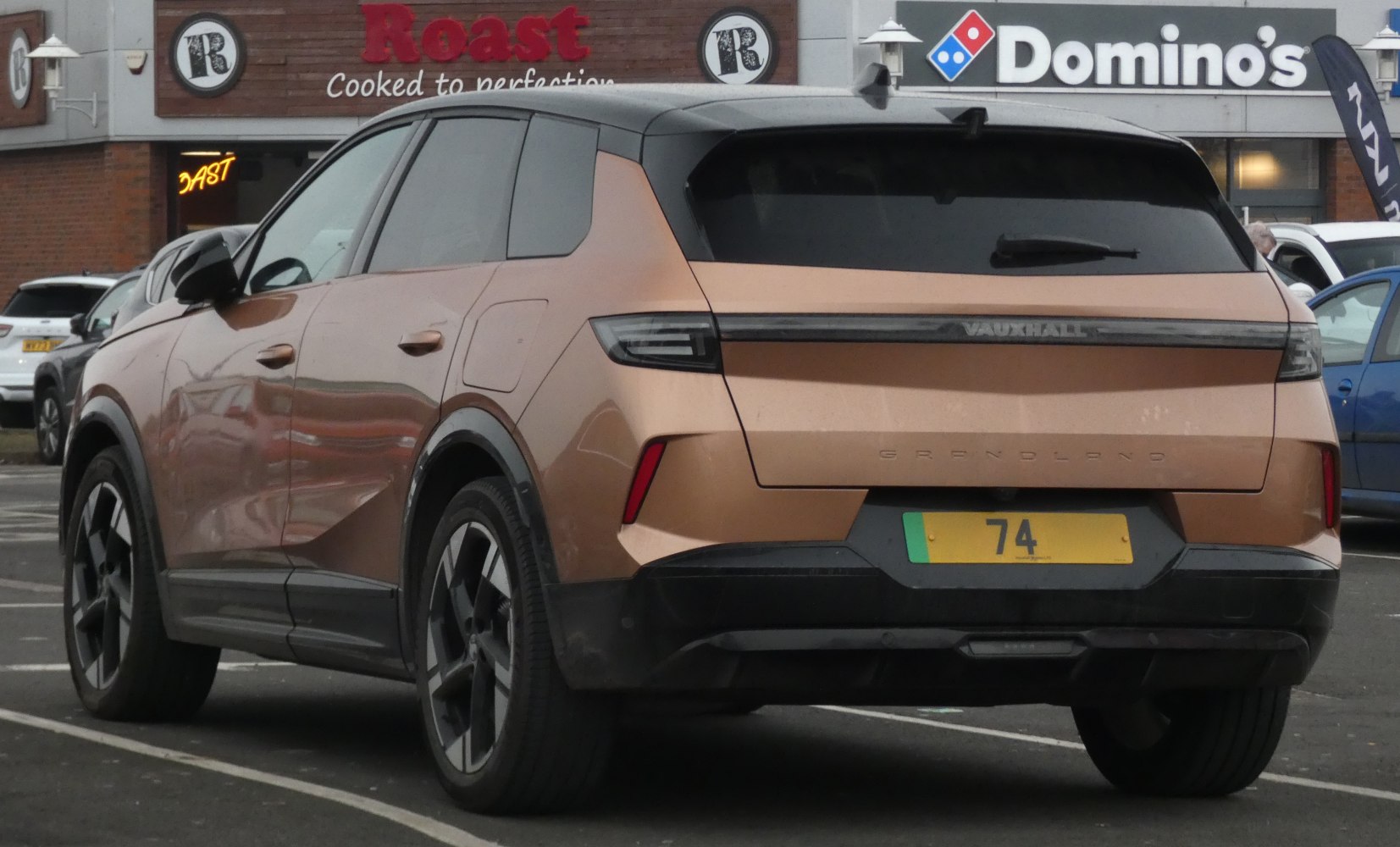 Sleek SUV rear with modern LED taillights and bold bumper design