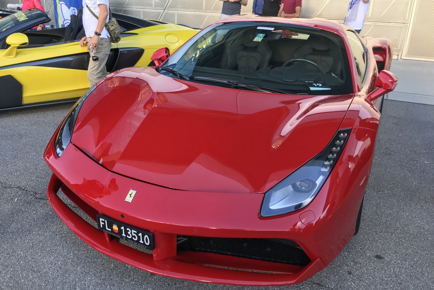 Front view with LED headlights and aerodynamic hood contours