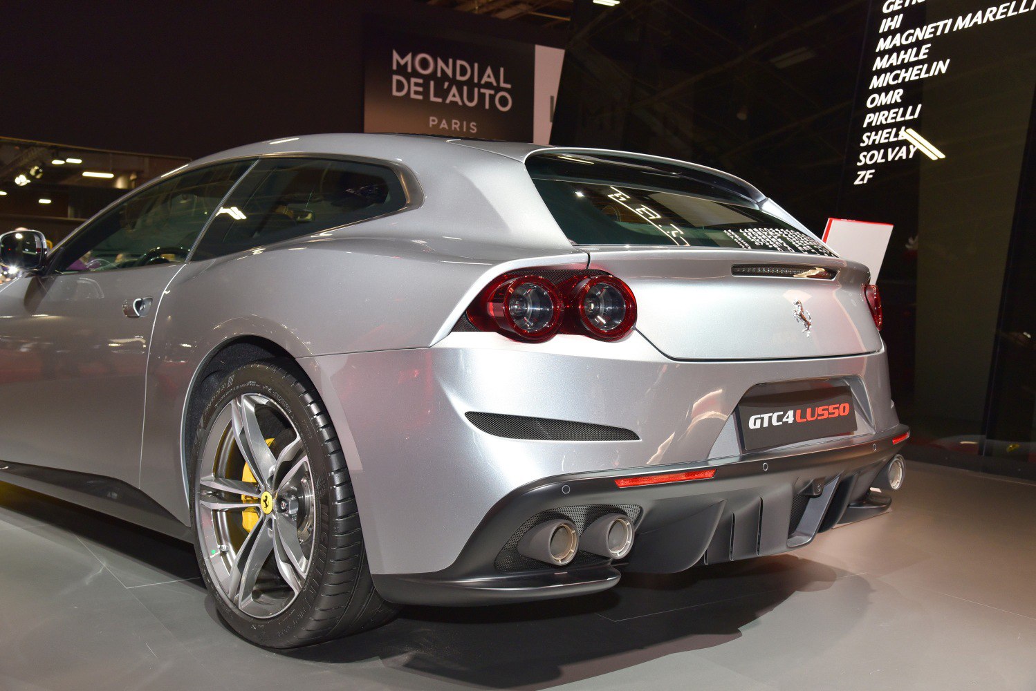 Rear view with quad exhaust and sporty alloy wheels