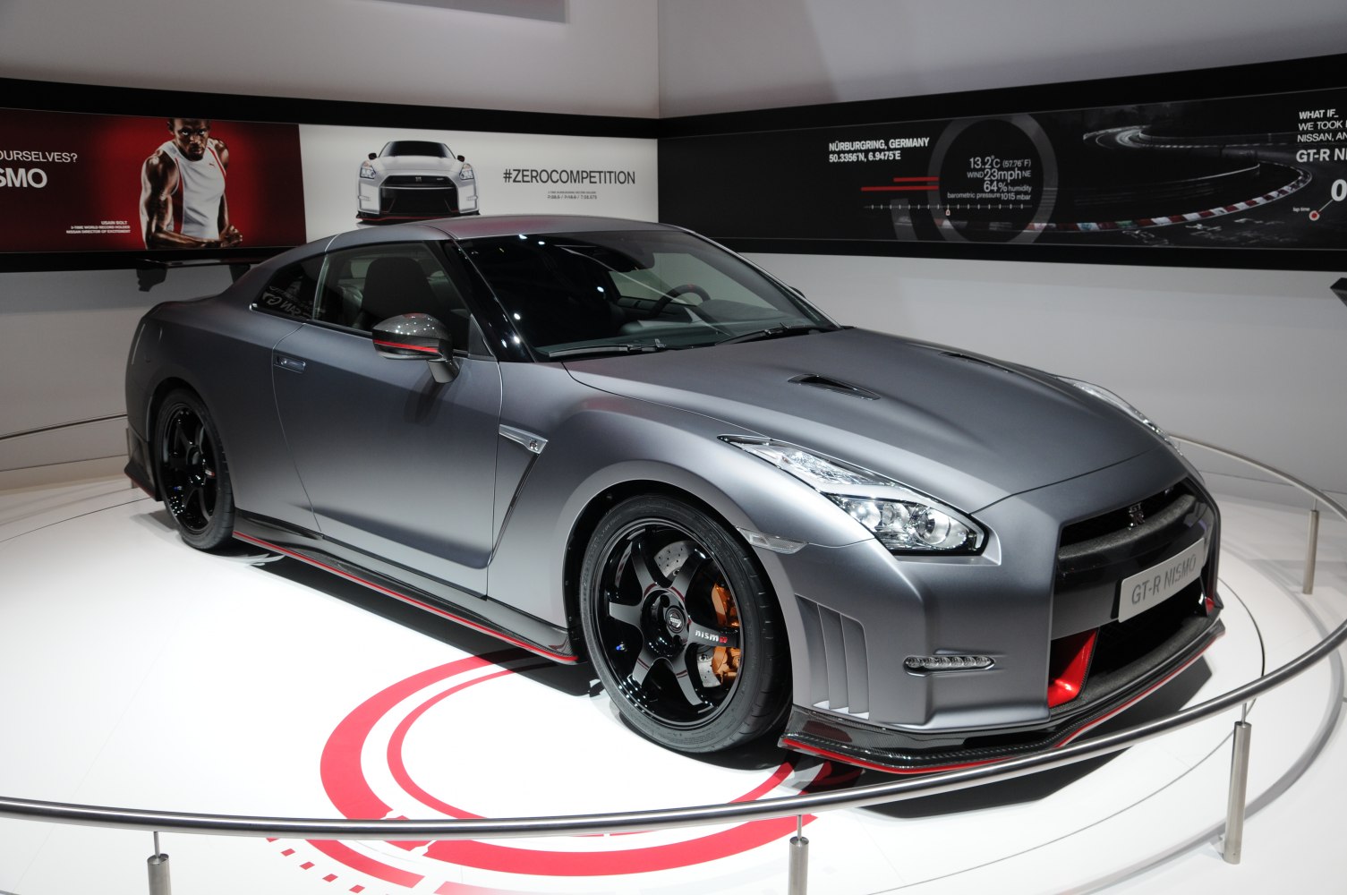 Front and side profile with black wheels and aerodynamic features