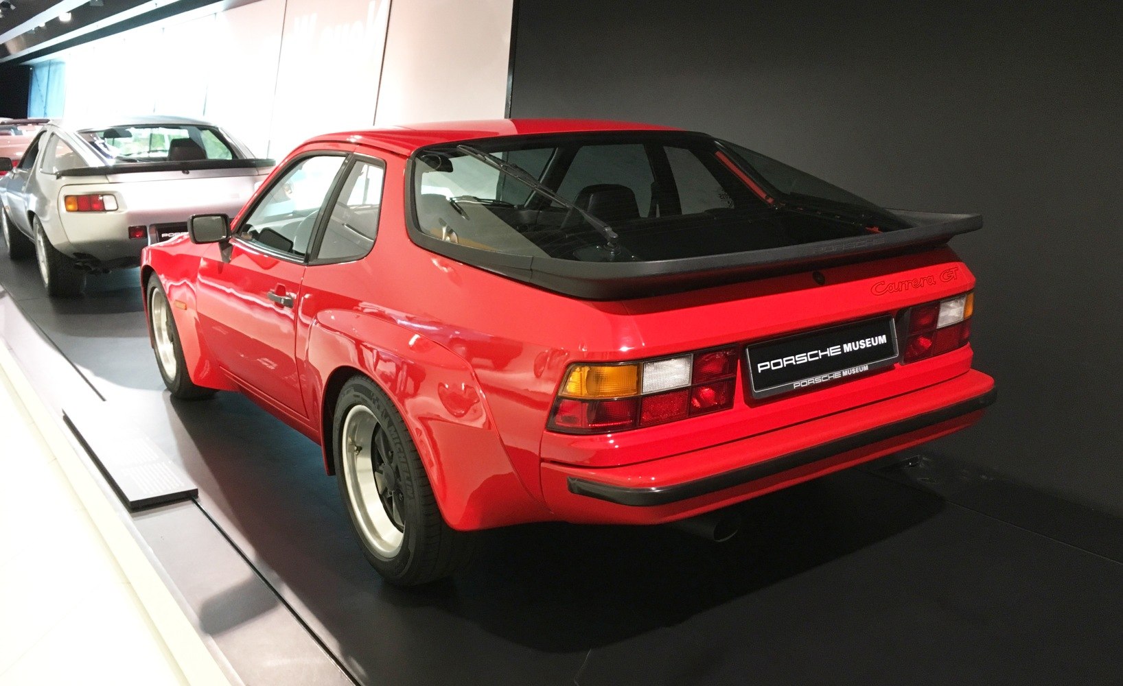 Sportback rear with wide fenders and rear spoiler.