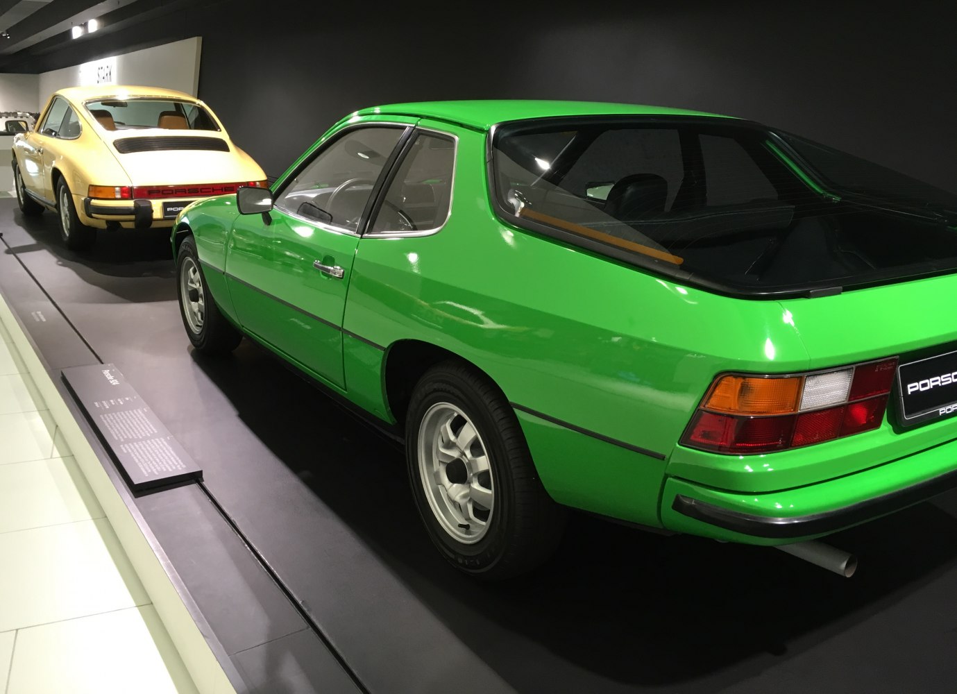 Angular hatchback rear design and distinctive taillights