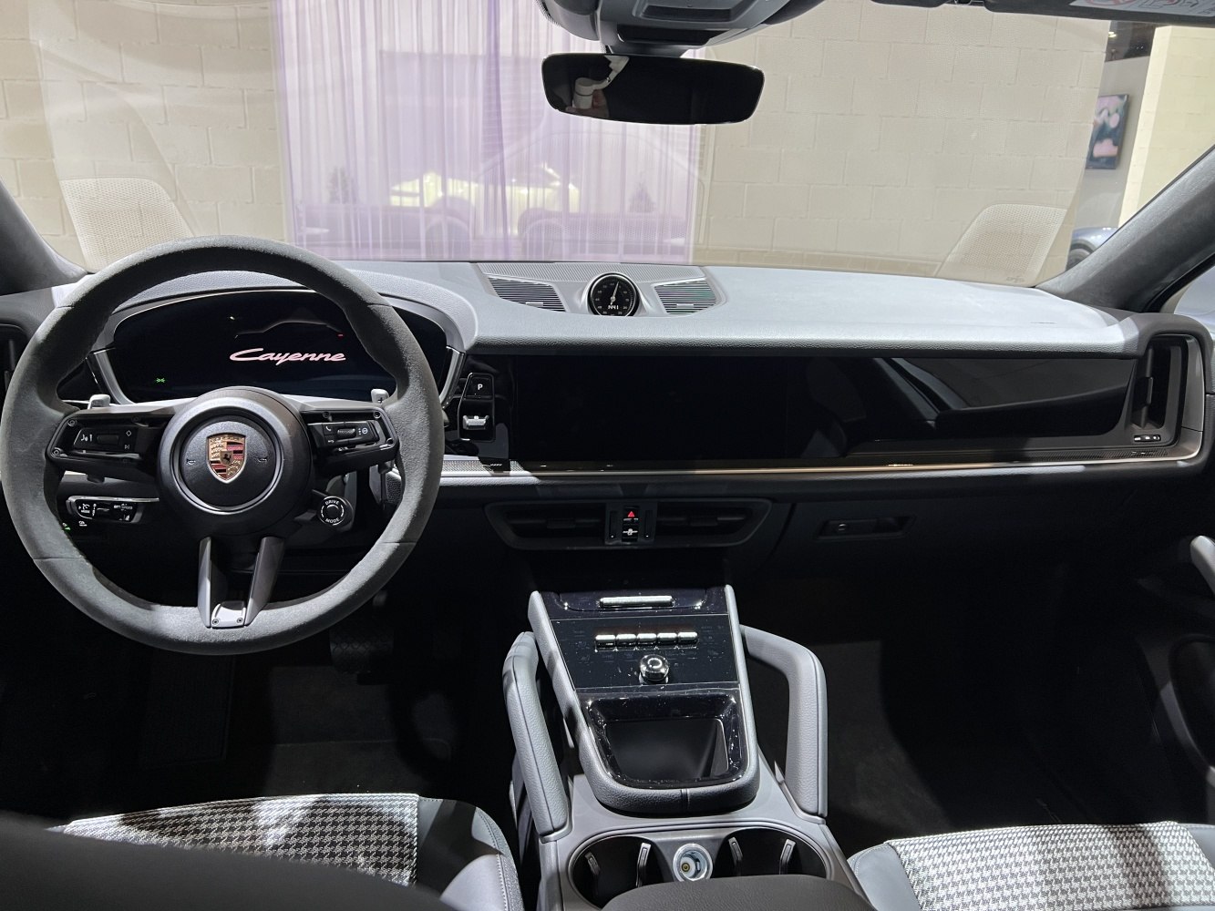 Luxury dashboard and multifunction steering wheel with digital display