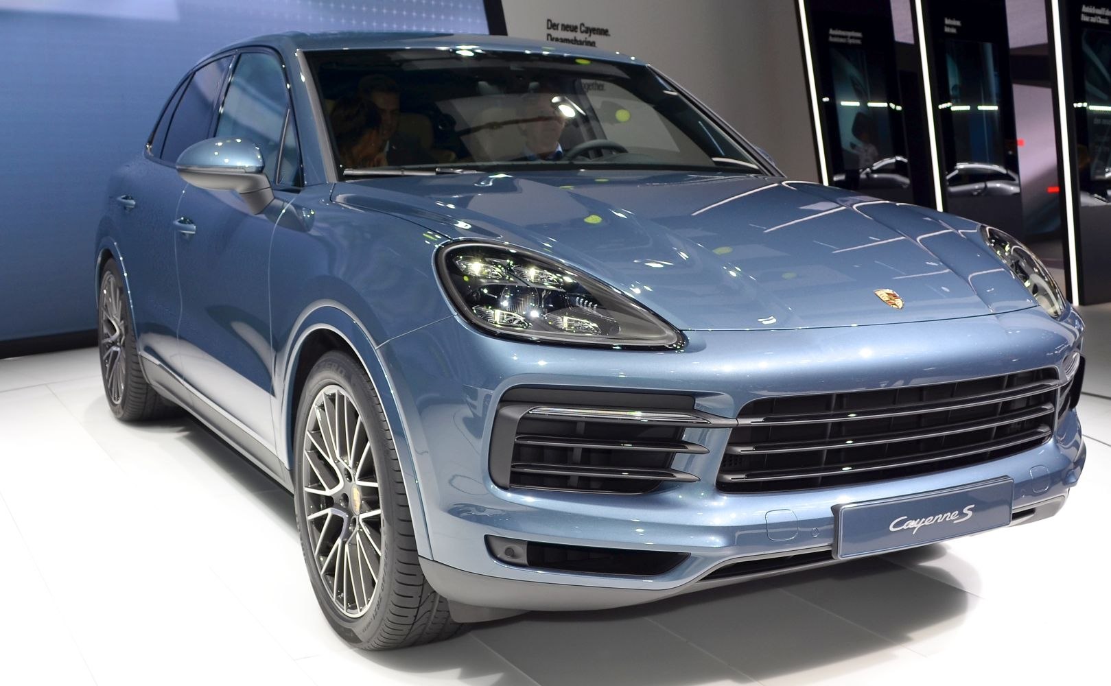 Front and side view with LED headlights and alloy wheels