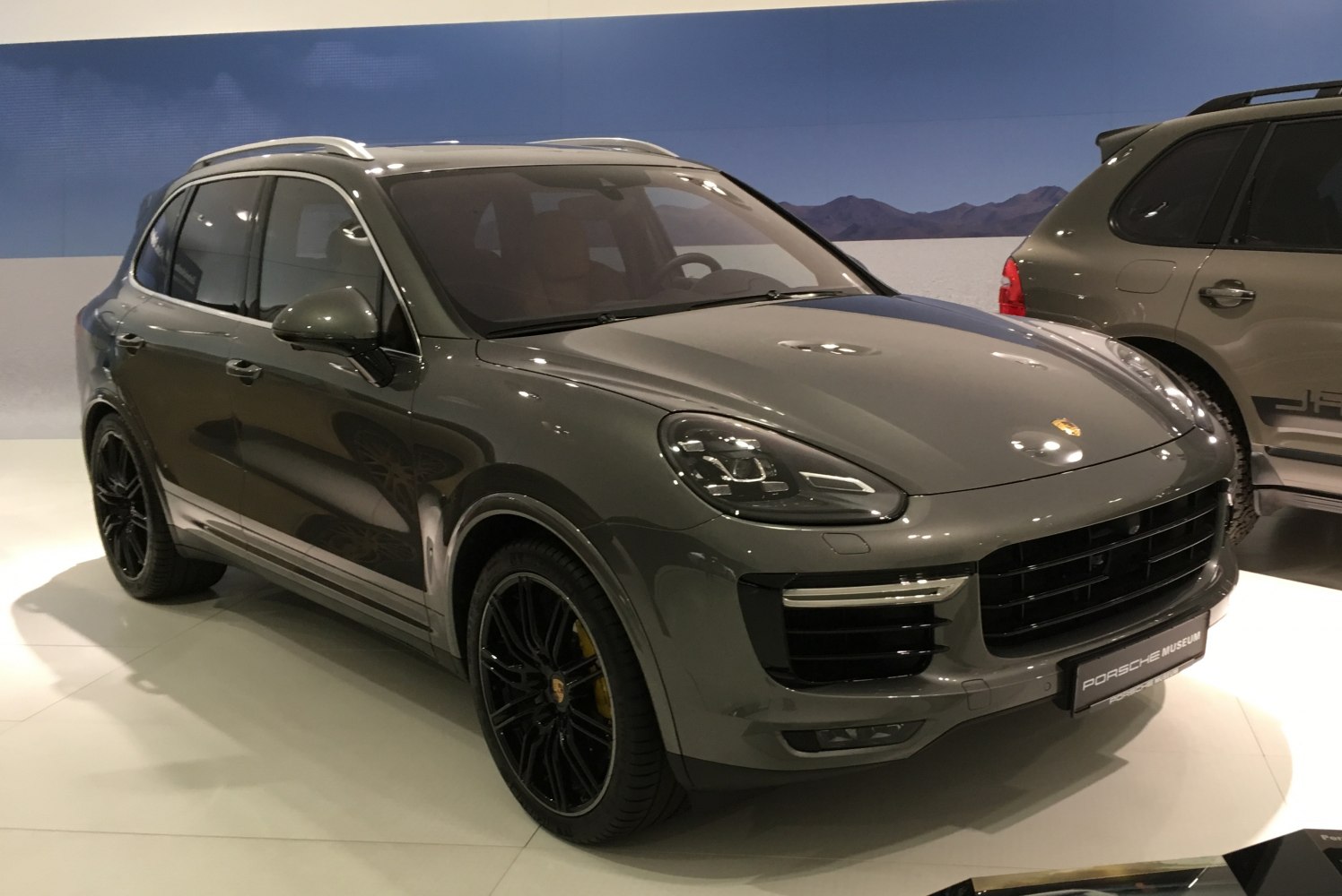 Front three-quarter view with LED headlights and black alloy wheels