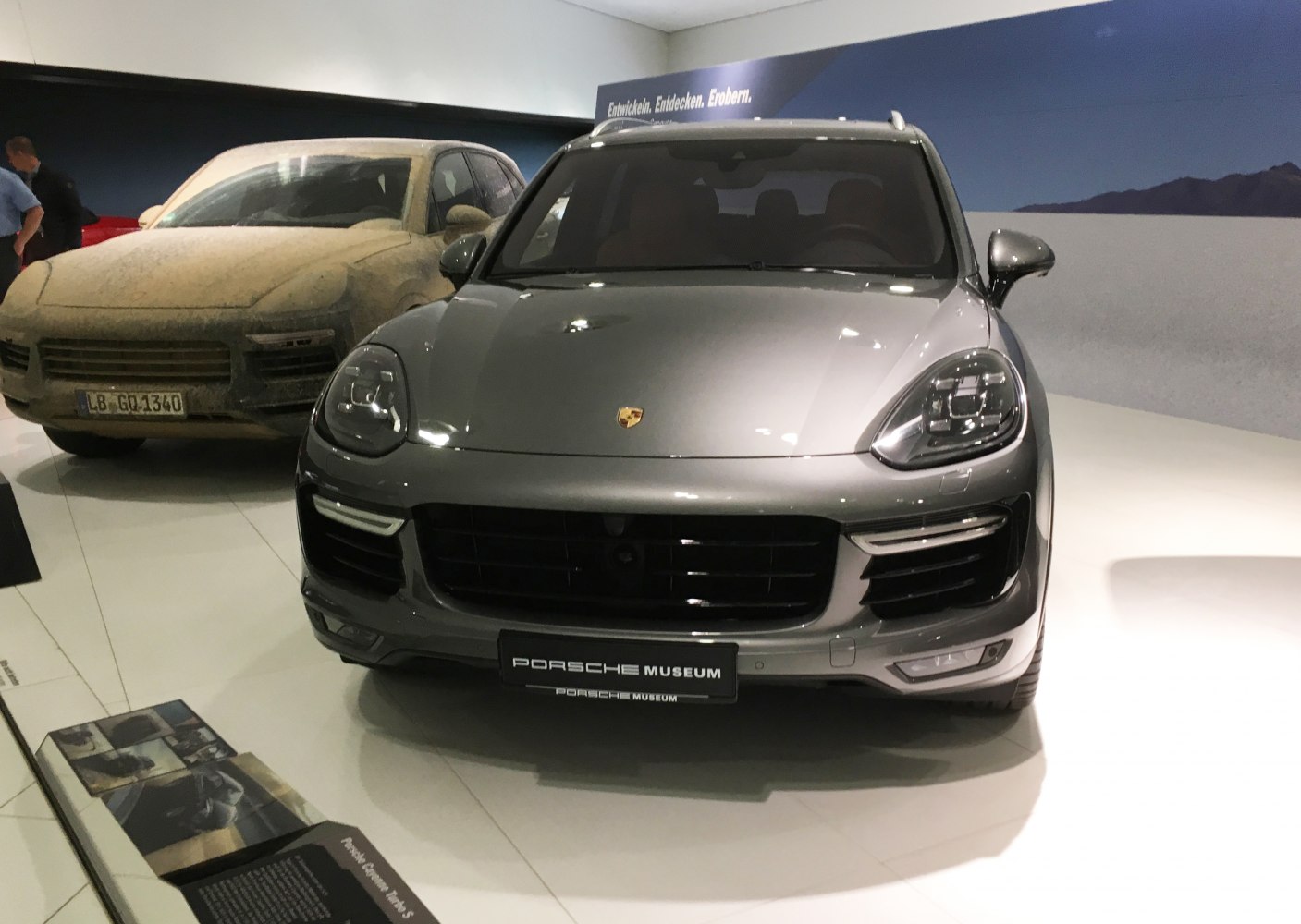 SUV front fascia with LED headlights and large grille