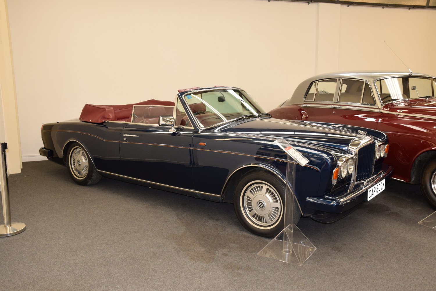 Classic convertible with chrome accents and vintage elegant styling