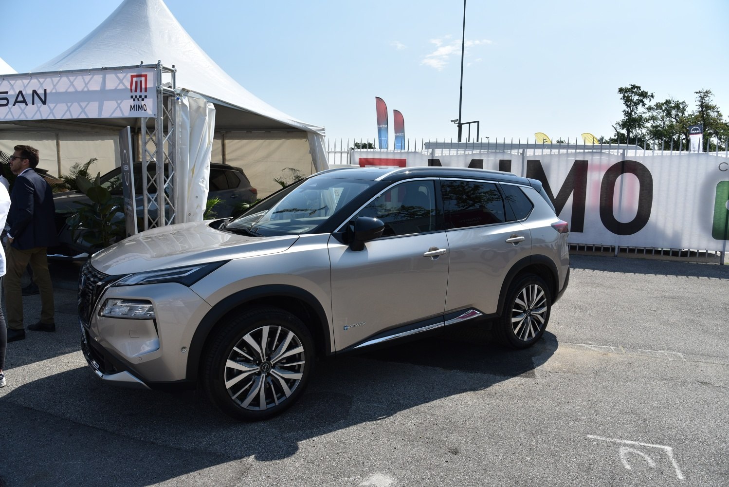 Modern SUV front side profile with sharp LED headlights and alloy wheels