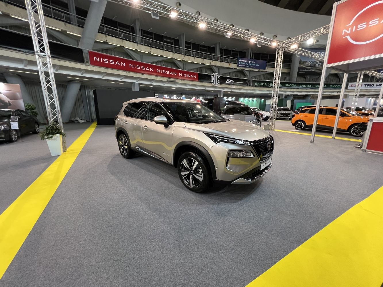 Modern SUV with LED headlights and alloy wheels
