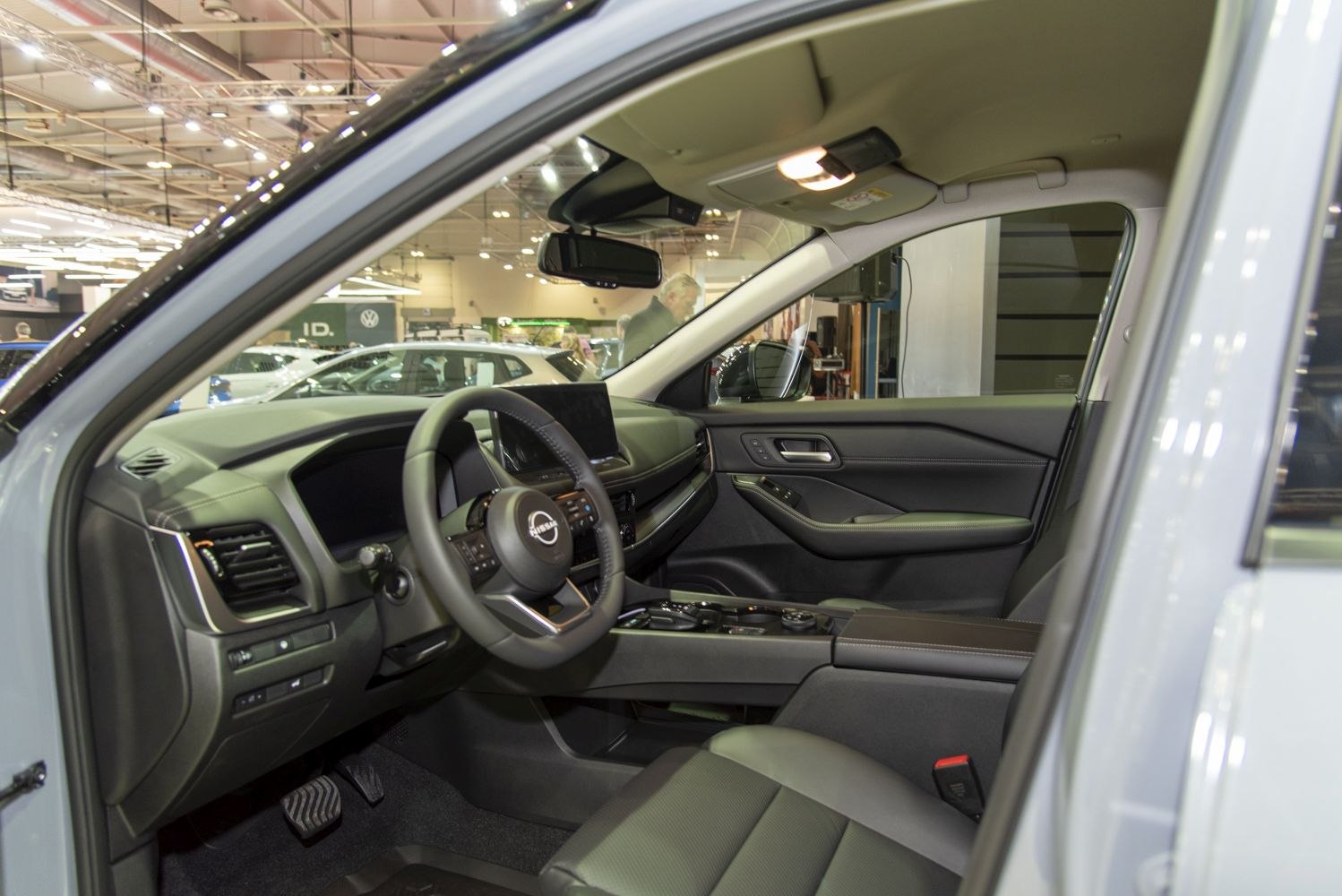 Modern dashboard and steering wheel with control systems