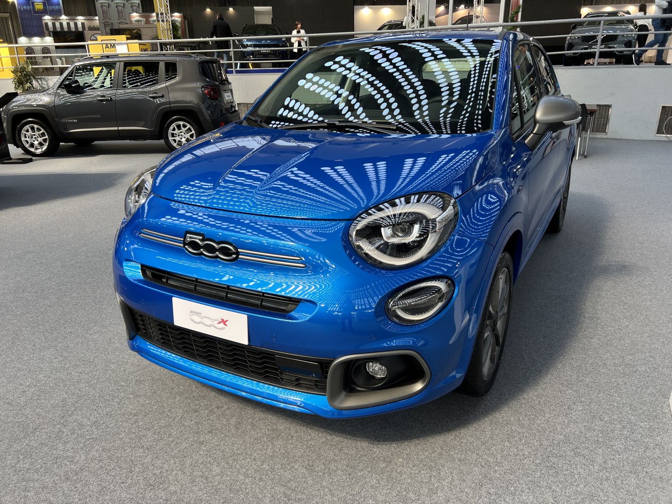 Front fascia with distinctive LED headlights and grille design.