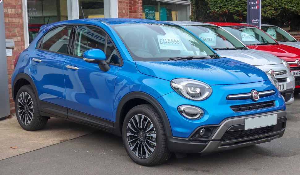 Blue 2019 SUV with LED headlights and alloy wheels