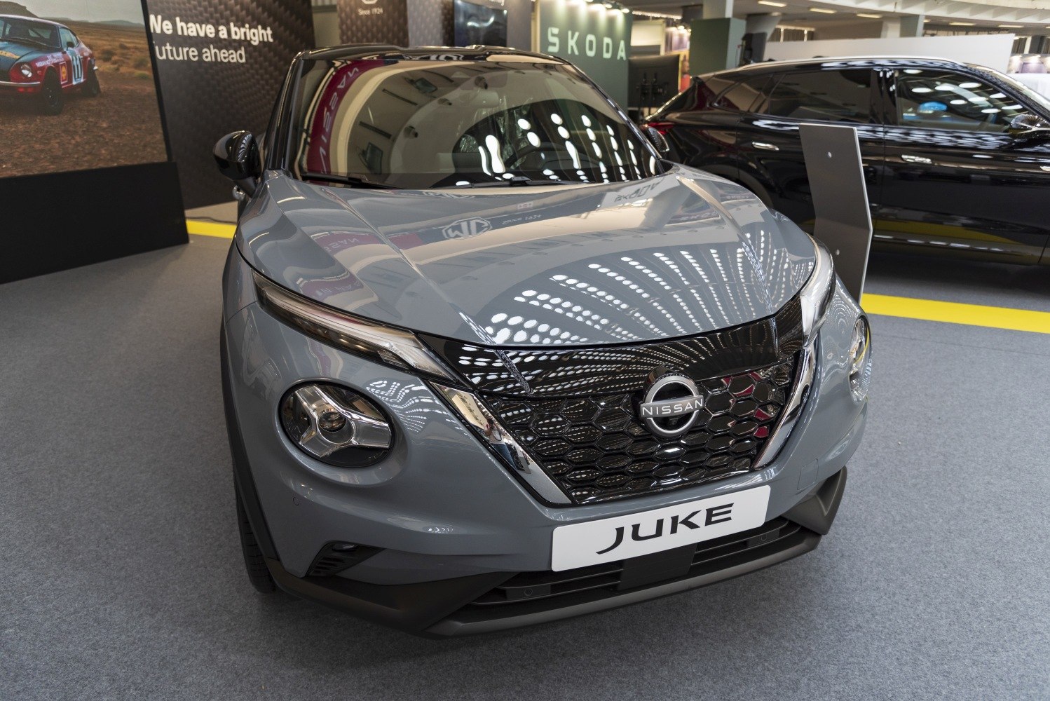 Front grille and unique headlight layout